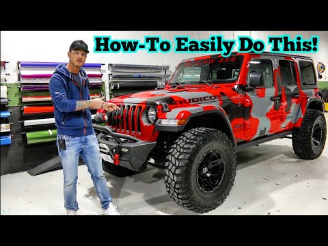 HOW TO CAMO WRAP YOUR RIDE BEGINNER LEVEL! - Best Quarantine Hobby!! — The  Wrap Shop & Co